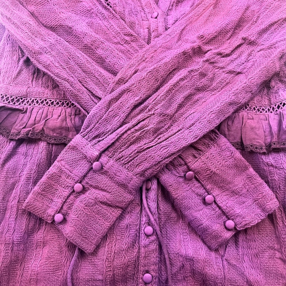 Allison New York Ruffled Dress N218-25 - Picture 6 of 10